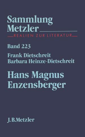 ISBN 9783476102232: Hans Magnus Enzensberger