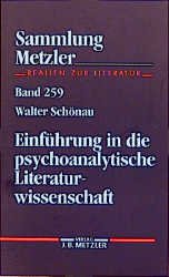 ISBN 9783476102591: Einführung in die psychoanalytische Literaturwissenschaft