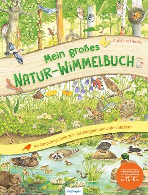 ISBN 9783480236084: Mein großes Natur-Wimmelbuch – Mit Panorama-Ausklappseite und vielen Stickern