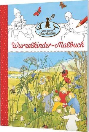 gebrauchtes Buch – Annette Frankholz – Etwas von den Wurzelkindern: Wurzelkinder-Malbuch - Mitmachbuch mit Retro-Bildern