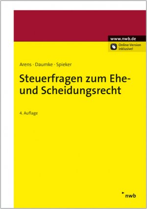 ISBN 9783482434143: Steuerfragen zum Ehe- und Scheidungsrecht