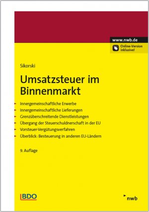 ISBN 9783482459894: Umsatzsteuer im Binnenmarkt