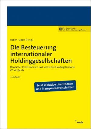 ISBN 9783482481444: Die Besteuerung internationaler Holdinggesellschaften