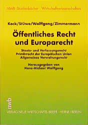 ISBN 9783482483417: Öffentliches Recht und Europarecht