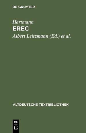 ISBN 9783484211391: Erec