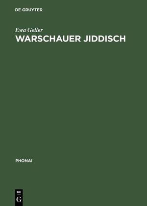 ISBN 9783484231467: Warschauer Jiddisch