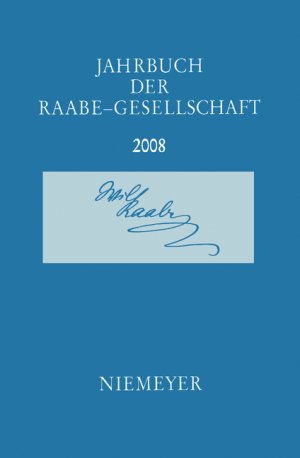 ISBN 9783484339088: Jahrbuch der Raabe-Gesellschaft