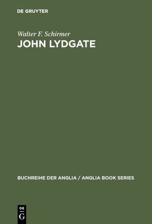 ISBN 9783484420175: John Lydgate - Ein Kulturbild aus dem 15. Jahrhundert