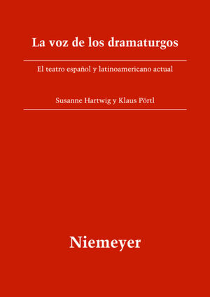 ISBN 9783484529229: La voz de los dramaturgos