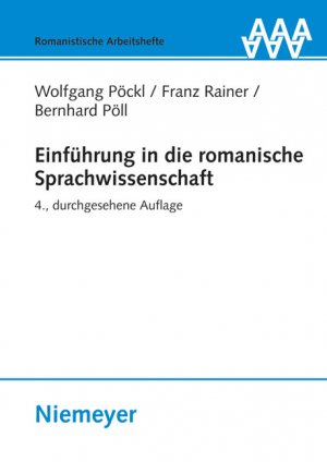 ISBN 9783484540514: Einführung in die romanische Sprachwissenschaft