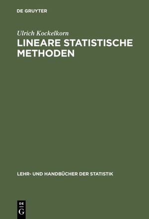 ISBN 9783486232080: Lineare statistische Methoden