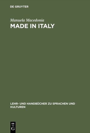 neues Buch – Manuela Macedonia – Made in Italy