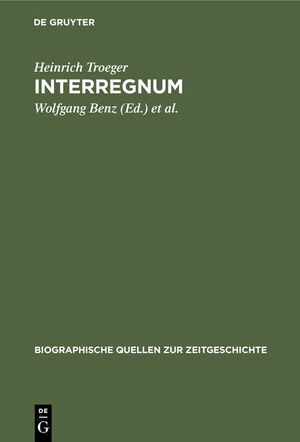 ISBN 9783486557855: Interregnum