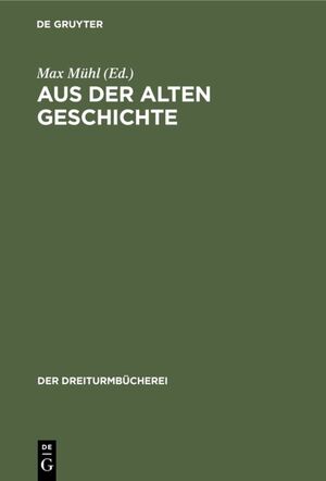 ISBN 9783486751192: Aus der alten Geschichte – Darstellungen