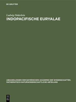 ISBN 9783486755442: Indopacifische Euryalae