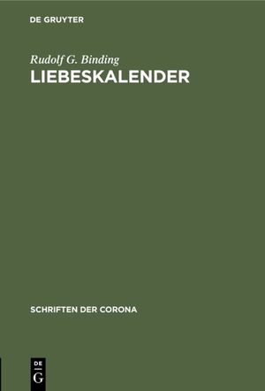 ISBN 9783486770728: Liebeskalender