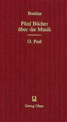 ISBN 9783487046297: Fünf Bücher über die Musik