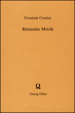 ISBN 9783487075327: Römische Metrik. Eine Einführung. Neu bearbeitet von Hans Rubenbauer.