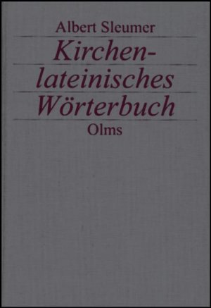 ISBN 9783487093338: Kirchenlateinisches Wörterbuch – Zweite, sehr vermehrte Auflage des "Liturgischen Lexikons" unter umfassendster Mitarbeit von Joseph Schmid herausgegeben.