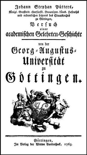 ISBN 9783487127354: Versuch einer academischen Gelehrtengeschichte von der Georg-Augustus-Universität zu Göttingen