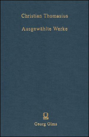 ISBN 9783487136448: Programmata Thomasiana, et alia scripta similia breviora coniunctim edita
