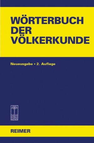 ISBN 9783496026501: Wörterbuch der Völkerkunde