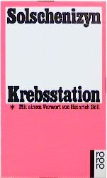 ISBN 9783499113956: Krebsstation, Buch I