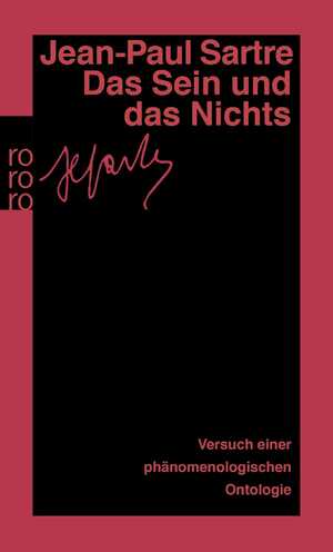 ISBN 9783499133169: Das Sein und das Nichts – Versuch einer phänomenologischen Ontologie