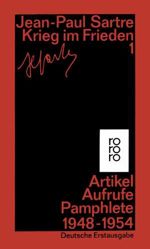 neues Buch – Jean-Paul Sartre – Krieg im Frieden