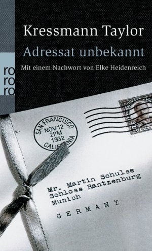 gebrauchtes Buch – Kressmann Taylor – Adressat unbekannt - aus der Reihe: rororo - Band: 23093