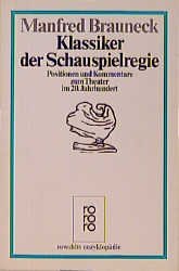 ISBN 9783499554773: Klassiker der Schauspielregie