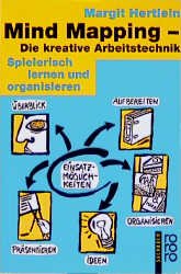 gebrauchtes Buch – Margit Hertlein – Mind mapping - die kreative Arbeitstechnik : spielerisch lernen und organisieren. Rororo ; 60229 : rororo-Sachbuch