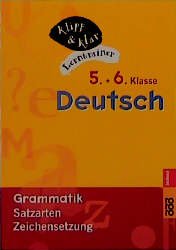 ISBN 9783499604898: Deutsch, 5. und 6. Klasse. Grammatik: Satzarten, Zeichensetzung