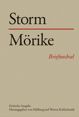 ISBN 9783503012541: Theodor Storm - Eduard Mörike Theodor Storm - Margarethe Mörike - Briefwechsel. Kritische Ausgabe Mit Storms "Meine Erinnerungen an Eduard Mörike"