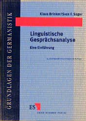 ISBN 9783503037377: Linguistische Gesprächsanalyse. Eine Einführung