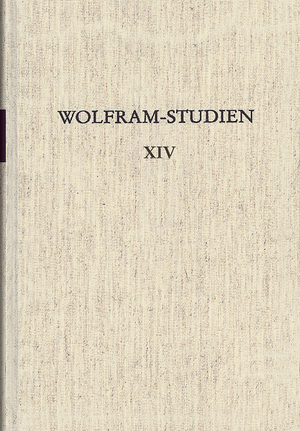 ISBN 9783503037483: Wolfram-Studien XIV - Übersetzen im Mittelalter - Cambridger Kolloquium 1994 (= Veröffentlichungen der Wolfram von Eschenbach-Gesellschaft)