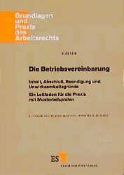 ISBN 9783503038244: Die Betriebsvereinbarung