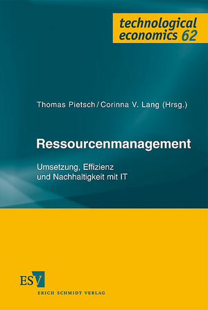 ISBN 9783503100262: Ressourcenmanagement - Umsetzung, Effizienz und Nachhaltigkeit mit IT