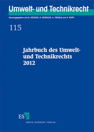 ISBN 9783503141128: Jahrbuch des Umwelt- und Technikrechts 2012