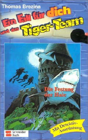 gebrauchtes Buch – Thomas Brezina – Ein Fall für dich und das Tigerteam / Die Festung der Haie (ohne Decoder & Geheimkarte, mit Fallkarte)