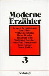 ISBN 9783506291882: Moderne Erzähler