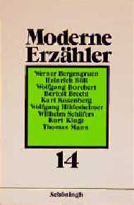 ISBN 9783506292209: Moderne Erzähler / Moderne Erzähler