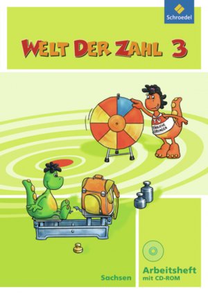 ISBN 9783507044579: Welt der Zahl / Welt der Zahl - Ausgabe 2009 Sachsen – Ausgabe 2009 Sachsen / Arbeitsheft 3 mit CD-ROM