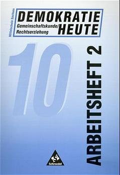 ISBN 9783507104686: Demokratie heute 10 Arbeitsheft 2