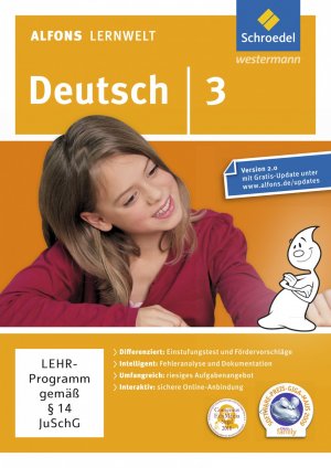 ISBN 9783507602731: Alfons Lernwelt Lernsoftware Deutsch 3. DVR-ROM | Ute Flierl (u. a.) | DVD-ROM | Alfons Lernwelt - Lernsoftware Deutsch - aktuelle Ausgabe | Deutsch | 2009 | Schroedel Verlag | EAN 9783507602731