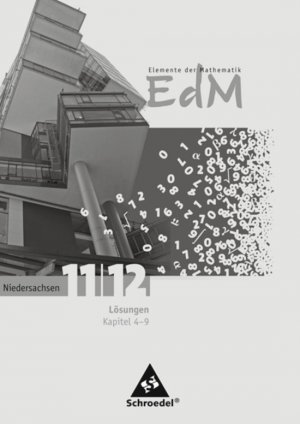 ISBN 9783507879225: Elemente der Mathematik SII / Elemente der Mathematik SII - Ausgabe 2009 für Niedersachsen - Ausgabe 2009 für Niedersachsen / Lösungen 11 / 12 Teil 2: Kapitel 4-9 (Analytische Geometrie / Matrizen / Stochastik / Abiturvorbereitung)