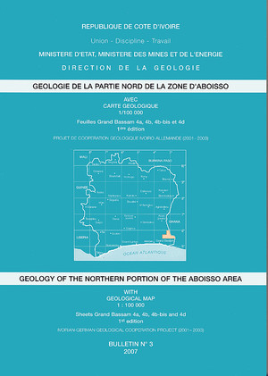 ISBN 9783510959655: Géologie de la partie nord de la zone d'Aboisso avec Carte Géologique de Côte d'Ivoire 1/100 000. Geology of the northern portion of the Aboisso area with Geological Map 1:100 000 - Feuilles Grand Bassam 4a, 4b, 4b-bis et 4d, 1. ed. Sheets Grand Bassam 4a