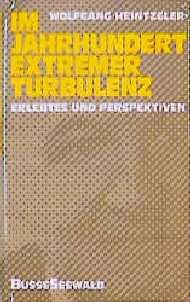 ISBN 9783512008955: Im Jahrhundert extremer Turbulenz