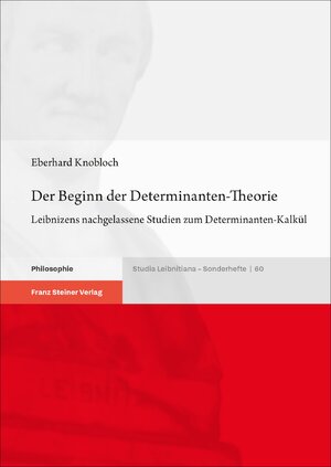 neues Buch – Eberhard Knobloch – Der Beginn der Determinanten-Theorie | Leibnizens nachgelassene Studien zum Determinanten-Kalkül | Eberhard Knobloch | Taschenbuch | Studia Leibnitiana - Sonderhefte | 228 S. | Deutsch | 2024