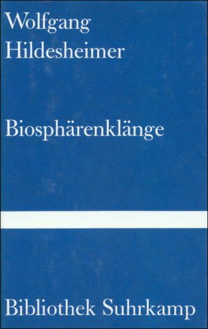 ISBN 9783518015339: Biosphärenklänge - Ein Hörspiel